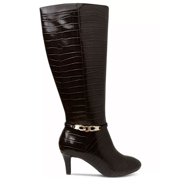 Karen Scott Croc Boots - Picture 1 of 9